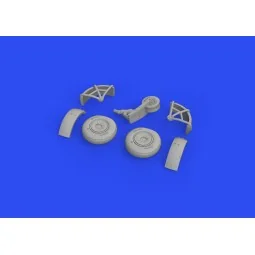 Z-37A wheels for Eduard, 1/72 - Eduard Accessories 672247
