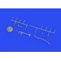 Z-37A spraying booms 1/72 for EDUARD, 1/72 - Eduard Accessories 672253