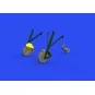 Z-37A wheels for Eduard, 1/72 - Eduard Accessories 672247