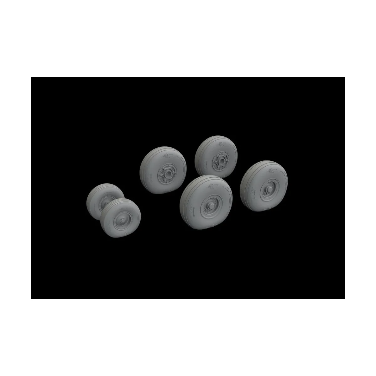 C-130 wheels 1/72 for ZVEZDA, 1/72 - Eduard Accessories 672263