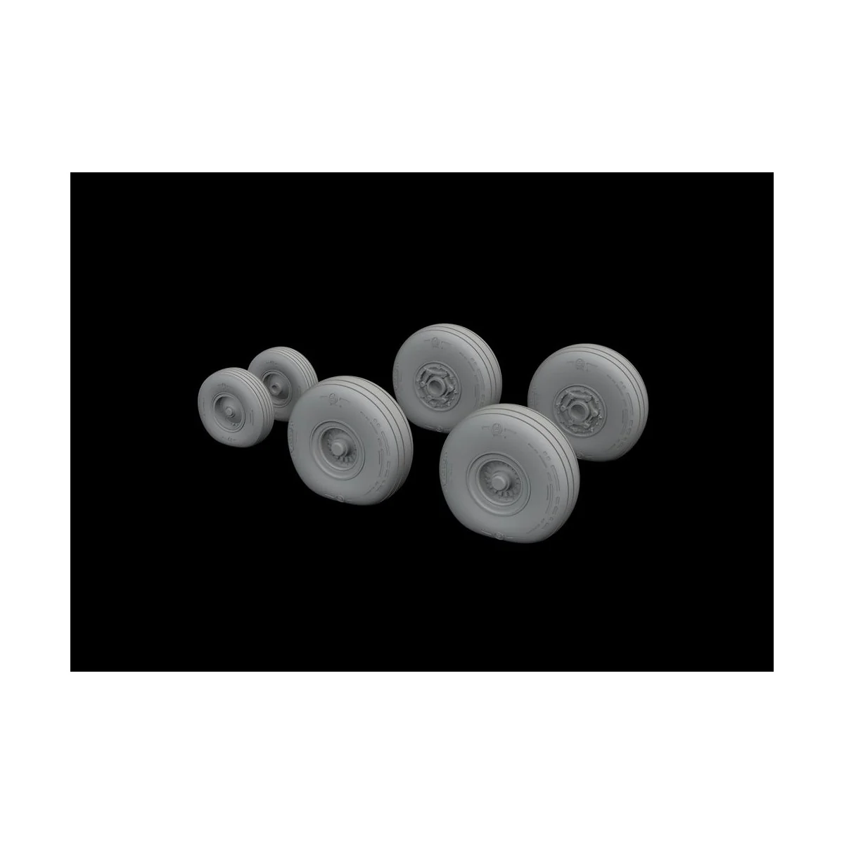 C-130 wheels 1/72 for ZVEZDA, 1/72 - Eduard Accessories 672263