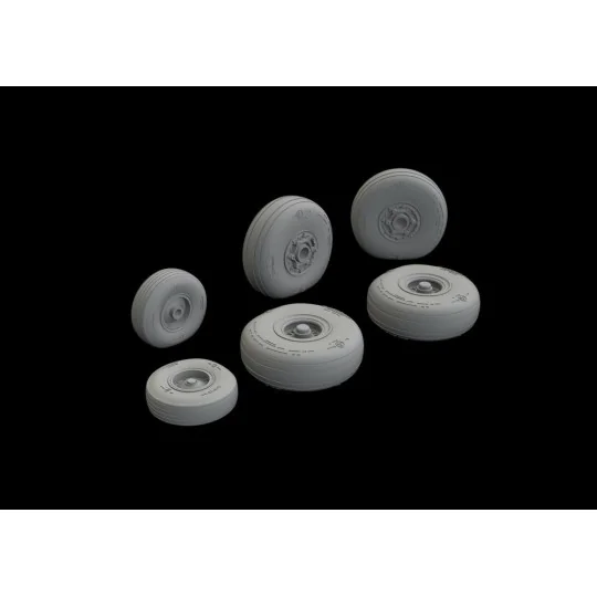 C-130 wheels 1/72 for ZVEZDA, 1/72 - Eduard Accessories 672263