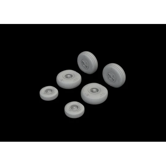 C-130 wheels 1/72 for ZVEZDA, 1/72 - Eduard Accessories 672263