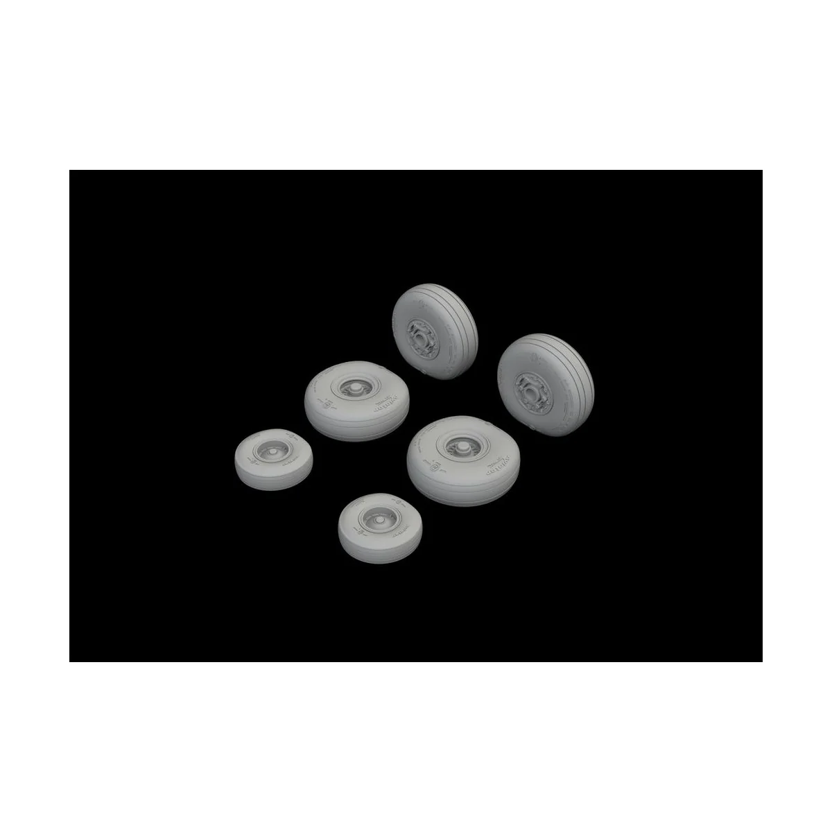 C-130 wheels 1/72 for ZVEZDA, 1/72 - Eduard Accessories 672263