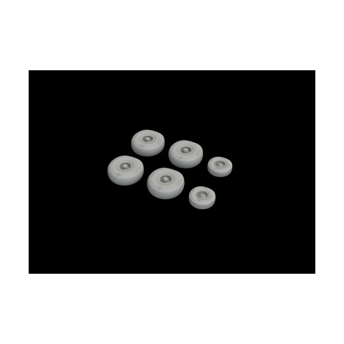 C-130 wheels 1/72 for ZVEZDA, 1/72 - Eduard Accessories 672263