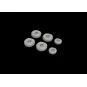C-130 wheels 1/72 for ZVEZDA, 1/72 - Eduard Accessories 672263