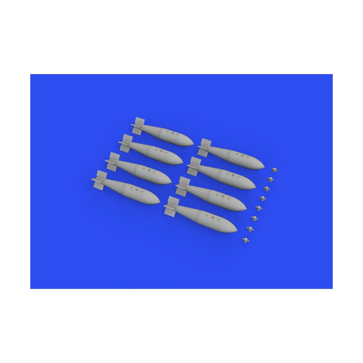 British 1000lb free fall bombs, 1/72 - Eduard Accessories 672276