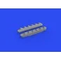 P-51B/C exhausts stacks w/fairing PRINT for ARMA HOBBY, 1/72 - Edua...