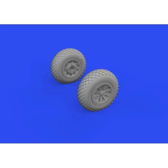 P-51B/C wheels diamond tread for ARMA HOBBY, 1/72 - Eduard Accessor...