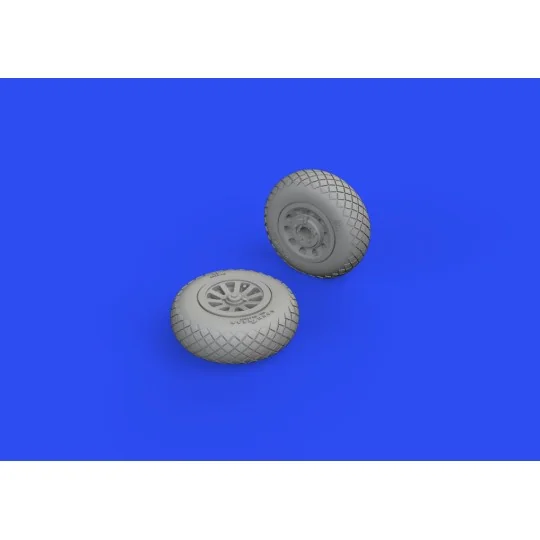 P-51B/C wheels diamond tread for ARMA HOBBY, 1/72 - Eduard Accessor...
