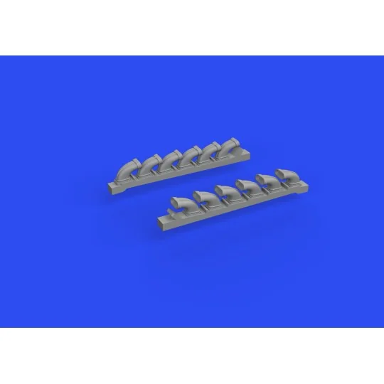 S-199 exhaust stacks PRINT, 1/72 - Eduard Accessories 672284