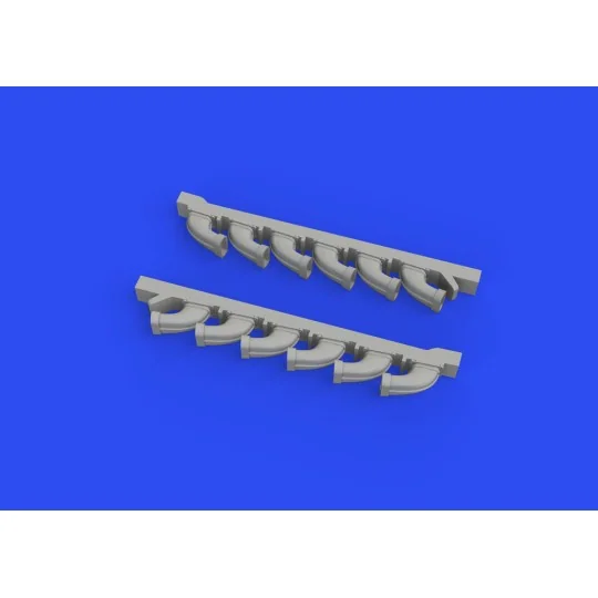 S-199 exhaust stacks PRINT, 1/72 - Eduard Accessories 672284