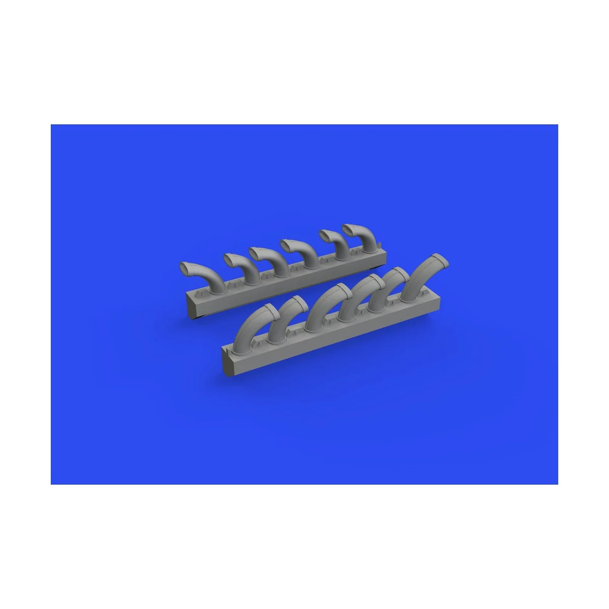 Fw 190D exhaust stacks PRINT, 1/72 - Eduard Accessories 672286