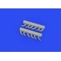Fw 190D exhaust stacks PRINT, 1/72 - Eduard Accessories 672286