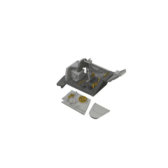 S-199 cockpit Erla canopy PRINT, 1/72 - Eduard Accessories 672288