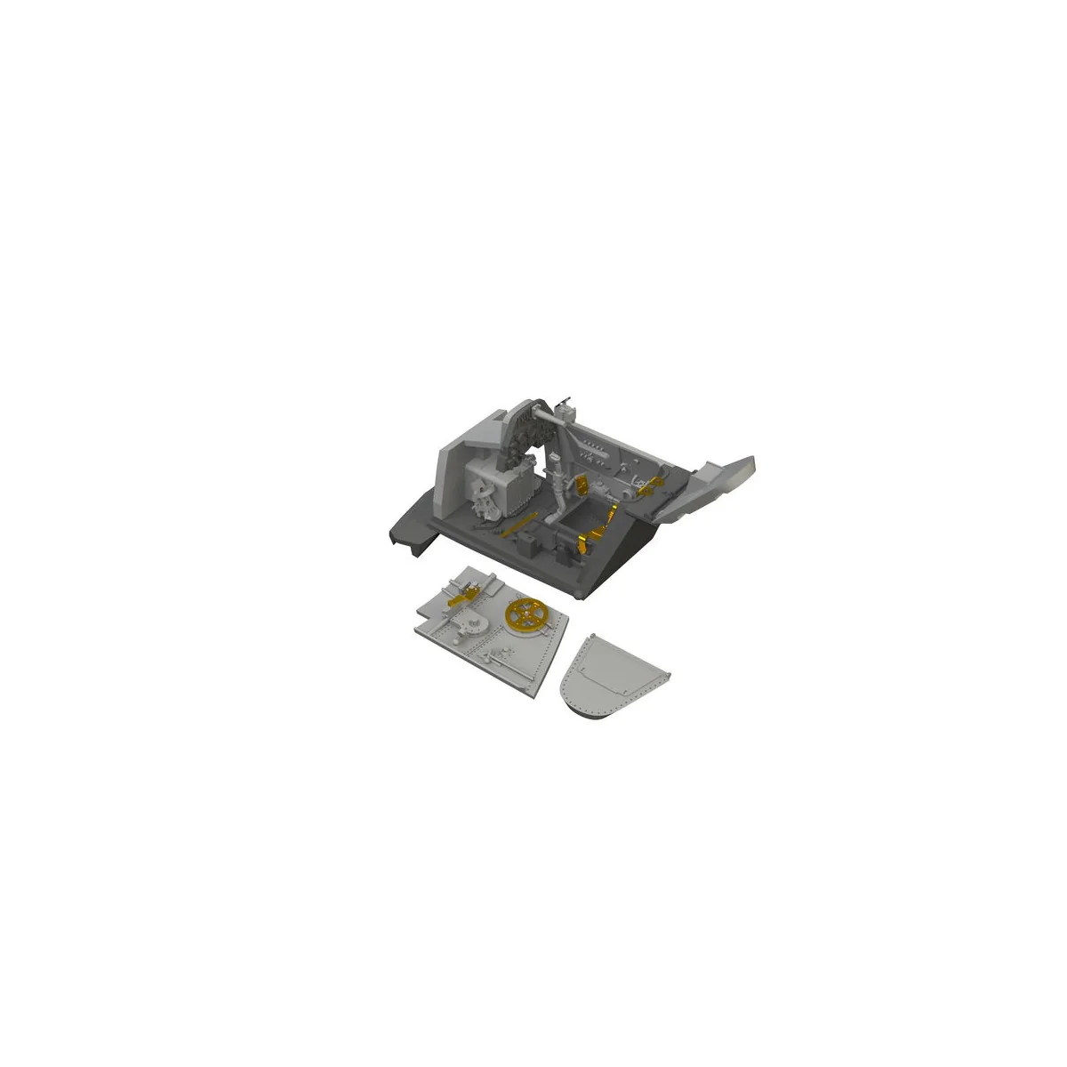 S-199 cockpit Erla canopy PRINT, 1/72 - Eduard Accessories 672288