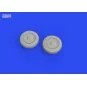 F4F wheels late w/rims PRINT for ARMA HOBBY, 1/72 - Eduard Accessor...
