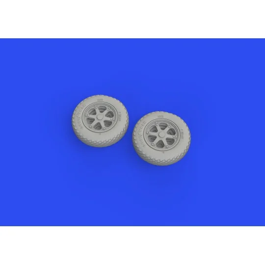 F4F wheels late PRINT for ARMA HOBBY, 1/72 - Eduard Accessories 672299