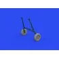 F4F wheels late PRINT for ARMA HOBBY, 1/72 - Eduard Accessories 672299