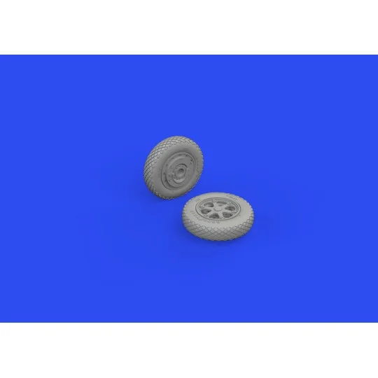 F4F wheels late PRINT for ARMA HOBBY, 1/72 - Eduard Accessories 672299