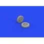 F4F wheels late PRINT for ARMA HOBBY, 1/72 - Eduard Accessories 672299