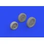 P-39Q wheels PRINT1/72 for ARMA HOBBY, 1/72 - Eduard Accessories 67...