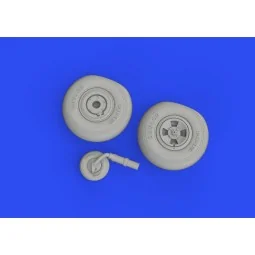 Hurricane Mk.I wheels for ARMA HOBBY, 1/72 - Eduard Accessories 672302 2