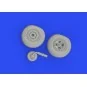 Hurricane Mk.I wheels for ARMA HOBBY, 1/72 - Eduard Accessories 672302