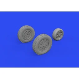 P-39Q wheels PRINT1/72 for ARMA HOBBY, 1/72 - Eduard Accessories 67... 2