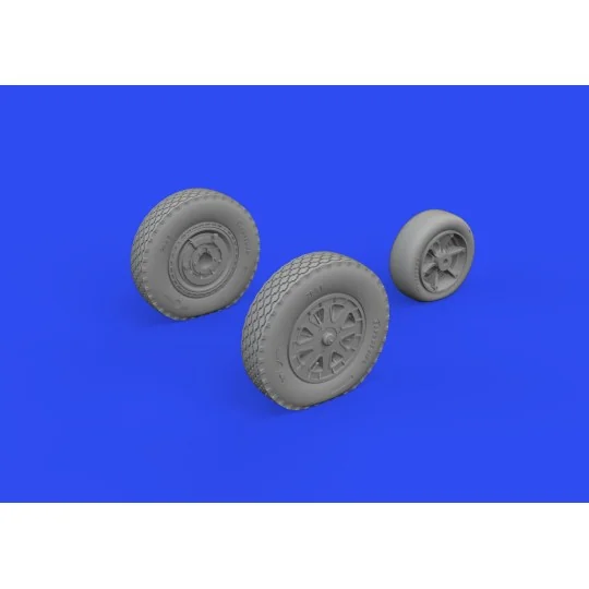 P-39Q wheels PRINT1/72 for ARMA HOBBY, 1/72 - Eduard Accessories 67...