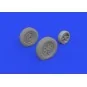 P-39Q wheels PRINT1/72 for ARMA HOBBY, 1/72 - Eduard Accessories 67...