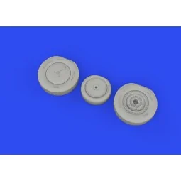 P-39Q wheels w/rims PRINT 1/72 for ARMA HOBBY, 1/72 - Eduard Access...
