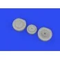 P-39Q wheels w/rims PRINT 1/72 for ARMA HOBBY, 1/72 - Eduard Access...