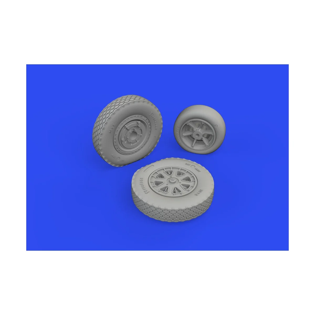P-39Q wheels PRINT1/72 for ARMA HOBBY, 1/72 - Eduard Accessories 67...