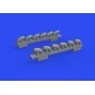 P-39Q exhaust stacks PRINT 1/72 for ARMA HOBBY, 1/72 - Eduard Acces...
