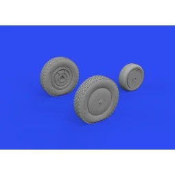 P-39Q wheels w/rims PRINT 1/72 for ARMA HOBBY, 1/72 - Eduard Access... 2