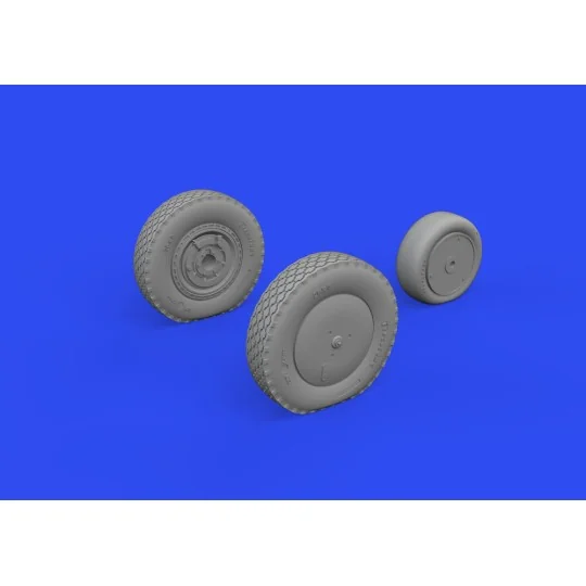 P-39Q wheels w/rims PRINT 1/72 for ARMA HOBBY, 1/72 - Eduard Access...