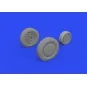 P-39Q wheels w/rims PRINT 1/72 for ARMA HOBBY, 1/72 - Eduard Access...