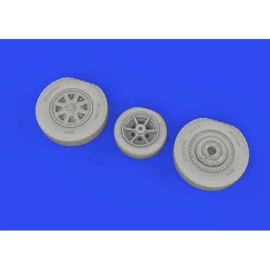 P-39Q wheels PRINT1/72 for ARMA HOBBY, 1/72 - Eduard Accessories 67...
