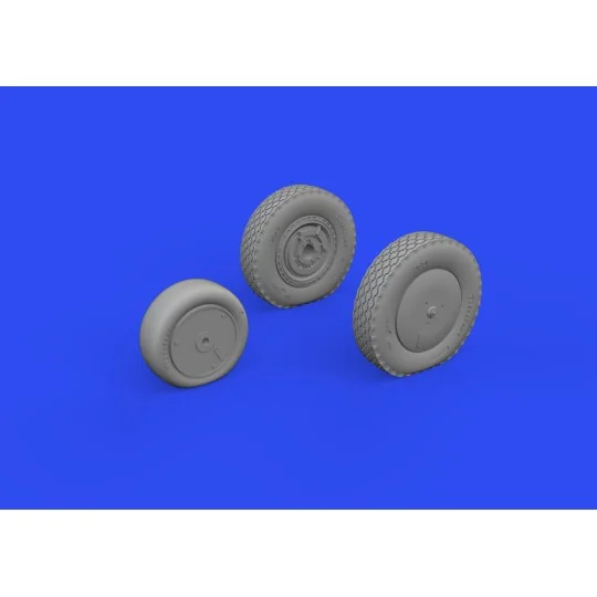 P-39Q wheels w/rims PRINT 1/72 for ARMA HOBBY, 1/72 - Eduard Access...