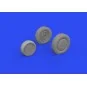 P-39Q wheels w/rims PRINT 1/72 for ARMA HOBBY, 1/72 - Eduard Access...