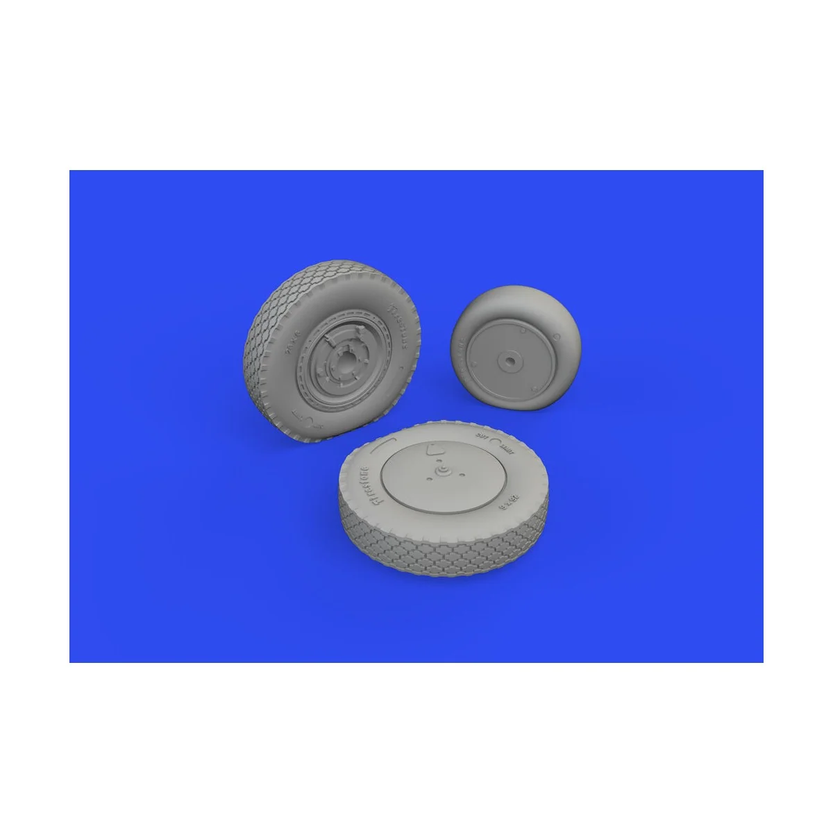 P-39Q wheels w/rims PRINT 1/72 for ARMA HOBBY, 1/72 - Eduard Access...
