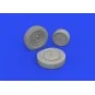 P-39Q wheels w/rims PRINT 1/72 for ARMA HOBBY, 1/72 - Eduard Access...