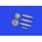 Bf 109F propeller early PRINT 1/72 EDUARD, 1/72 - Eduard Accessorie...