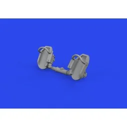 Bf 109E rudder pedals early PRINT, 1/72 - Eduard Accessories 672319