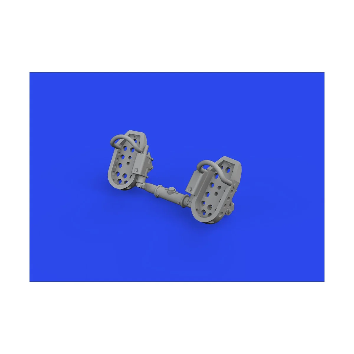 Bf 109E rudder pedals late PRINT, 1/72 - Eduard Accessories 672320
