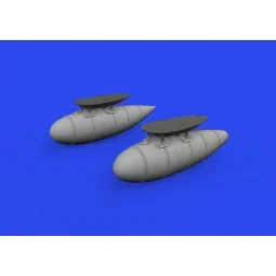 Bf 109F/G external fuel tanks 1/72 EDUARD, 1/72 - Eduard Accessorie... 2