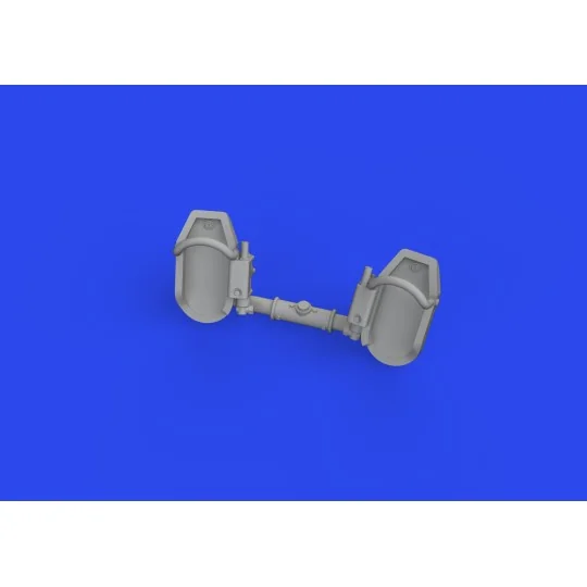 Bf 109E rudder pedals early PRINT, 1/72 - Eduard Accessories 672319