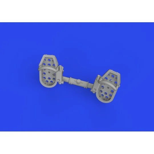Bf 109E rudder pedals late PRINT, 1/72 - Eduard Accessories 672320
