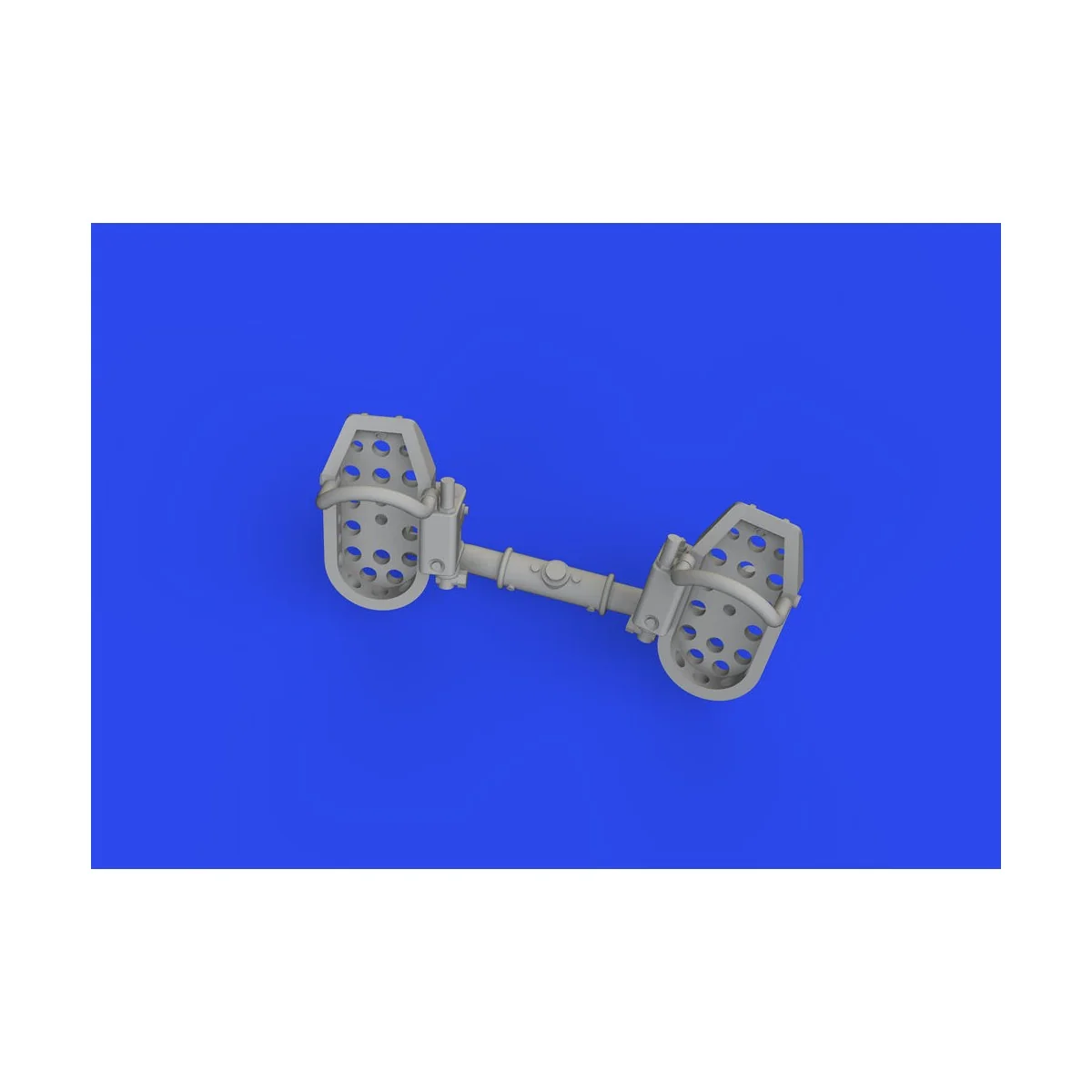 Bf 109E rudder pedals late PRINT, 1/72 - Eduard Accessories 672320